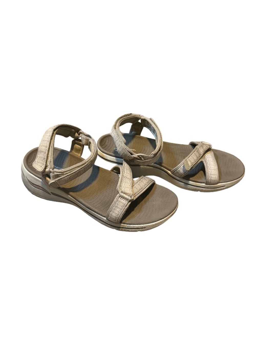 Sketchers Go Walk Arch Fit Affinity Strappy River Sandals Machine Washable   10